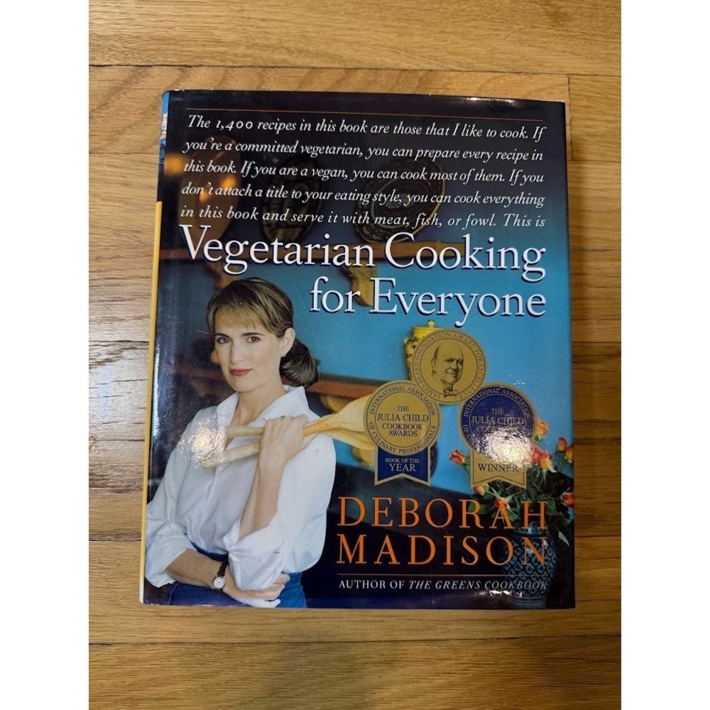 Vegetarian Cooking for Everyone HARDCOVER Deborah Madison Cookbook Healthy Meals